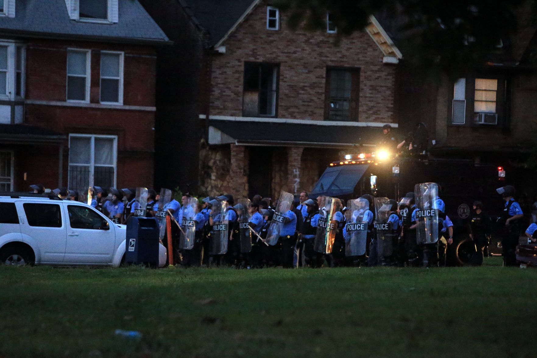 Officer-involved shooting sparks crowd